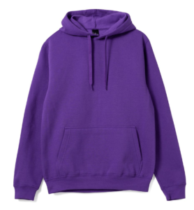 purple hoodie